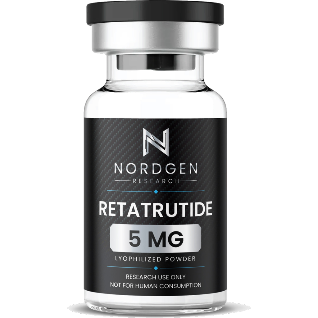Retatrutide 5mg — lyophilised research peptide vial